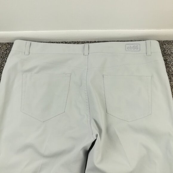 Peter Millar Pants EB66 Performance Five Pocket Chino Golf 40x32 Gray - Picture 8 of 13
